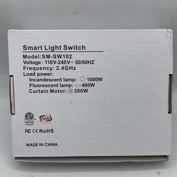 WiFi Smart Double Wall Light Touch Panel 3 Gang - Picture 10 of 11